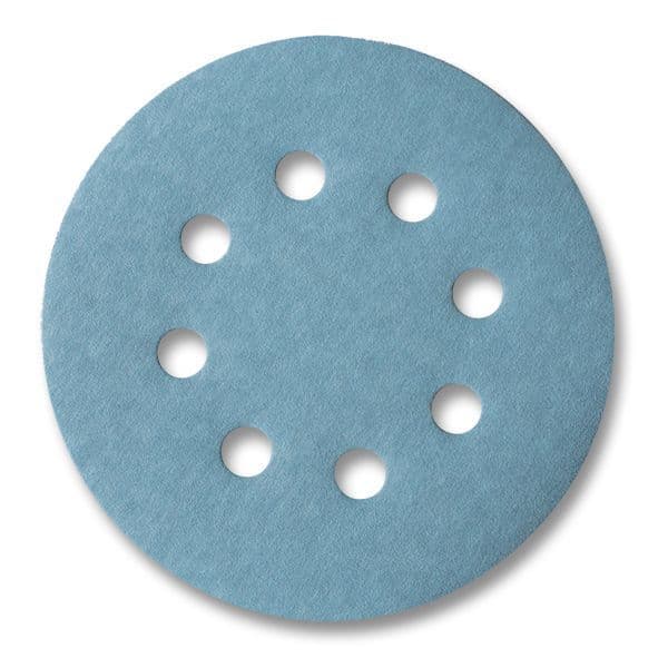 320 Grit 6 Sanding Discs, 6-Hole, Box of 100 - Dustless Hook