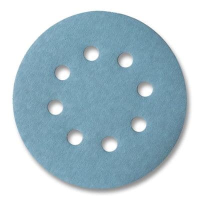 125 mm Sait 6S Ceramic 8 Hole Hook & Loop Sanding Discs. Per 100 discs