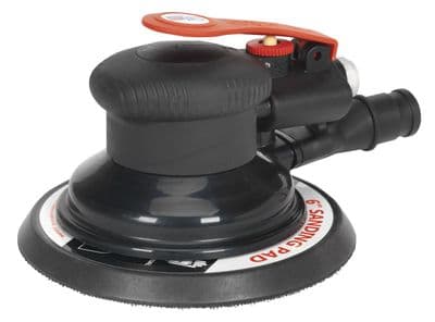 150 mm Premier air palm random orbital sander. Dust-free. SA801