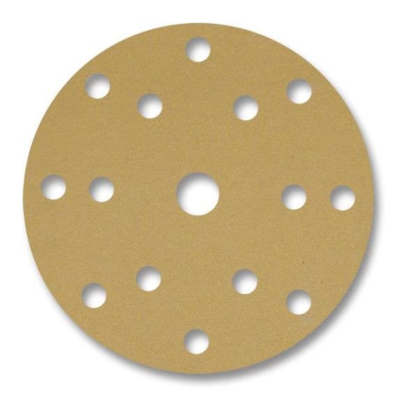 150 mm Sait 15 Hole Aluminium Oxide Hook & Loop  Sanding Discs