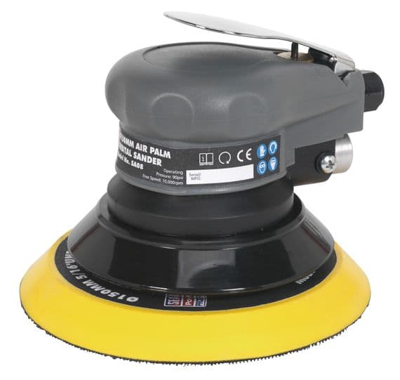 150 mm Sealey SA08 Air Palm Random Orbital Sander