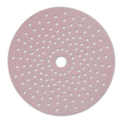 150mm Multi-hole P800 Aluminium oxide hook and loop foam back sanding discs. Price per 5