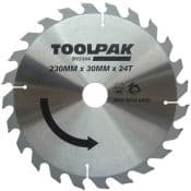 165mm x 30mm x 16T Tradesman TCT Saw Blade