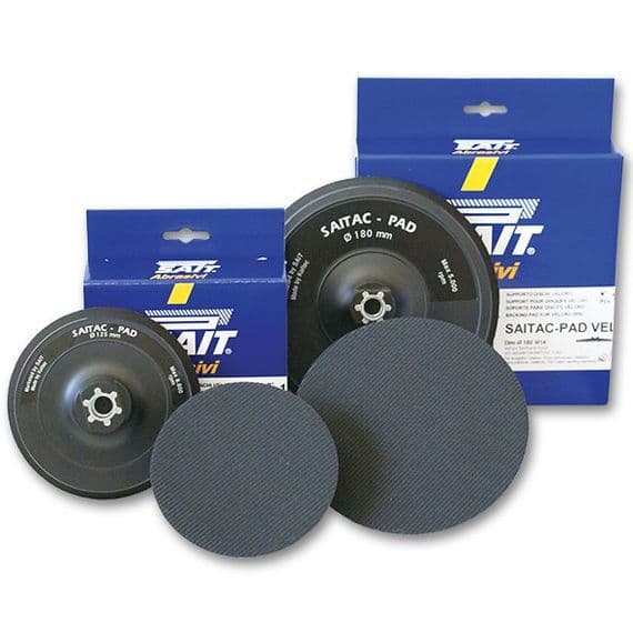 180 mm Hook & Loop Velcro Rubber Backing Pads ST0236-180