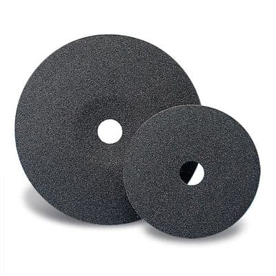 180mm  x 22mm Depressed centre silicon carbide fibre backed sanding discs.