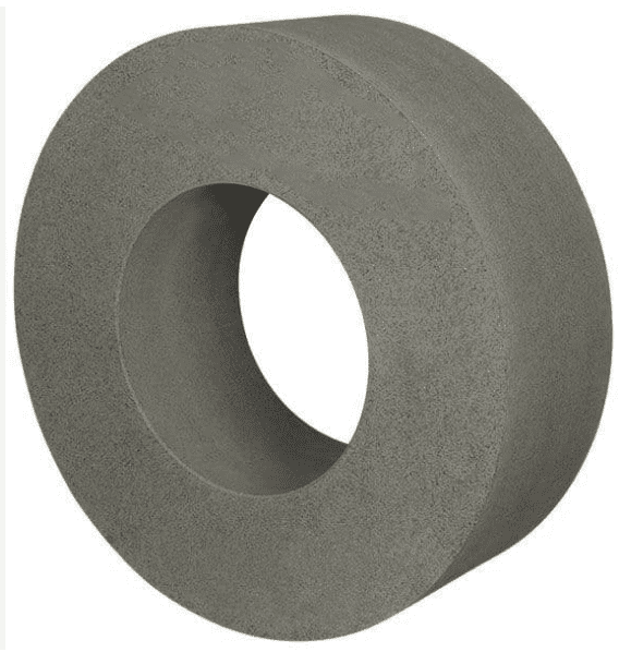 203.2 x 101.6 x 127 mm Recessed Centre-less Rubber Control Wheels