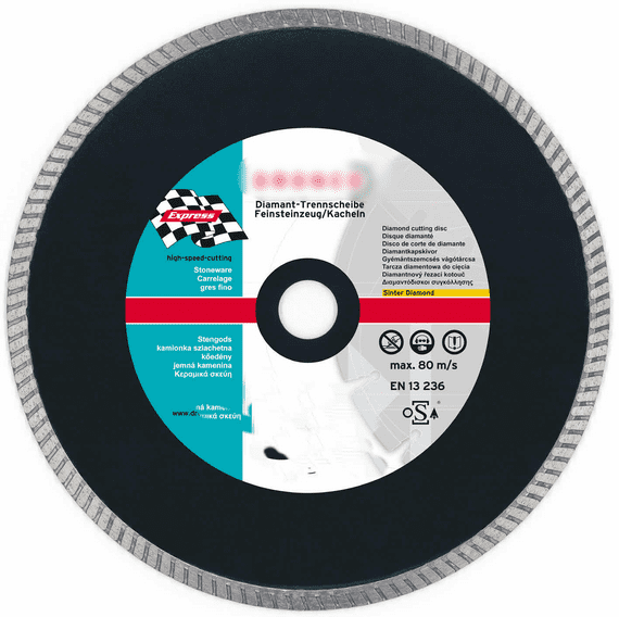 Abtec continuous rim diamond blades 230 mm