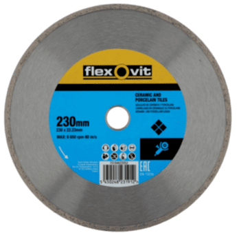 230 mm Flexovit tile diamond cutting blade