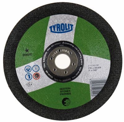 230 mm Tyrolit depressed centre cutting discs