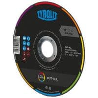 230 x 1.9 mm Tyrolit Universal Cutting Discs. Flat