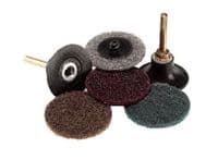 Quick Change Roloc Type Backing Pads | 25 38 50 75 mm