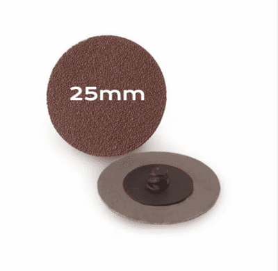 25 mm Diameter Quick Change (Roloc Type) Discs