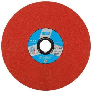 350 x 2.5 x 32 mm Tyrolit non-reinforced laboratory cut - off wheels. Per 10