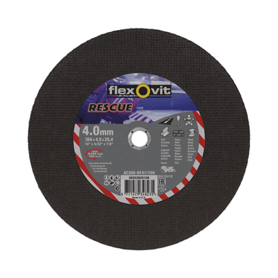 350 x 4 x 25.4 mm Flexovit Rail Blade Cutting Discs. Price per 10