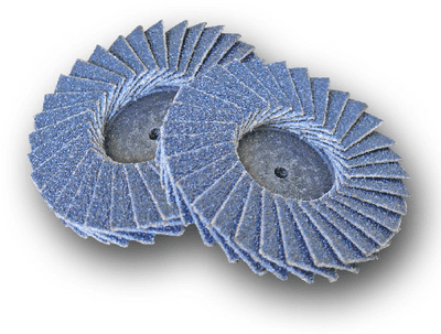 50 mm Roloc Type Quick Change Flap Discs. Zirconia. Per 5