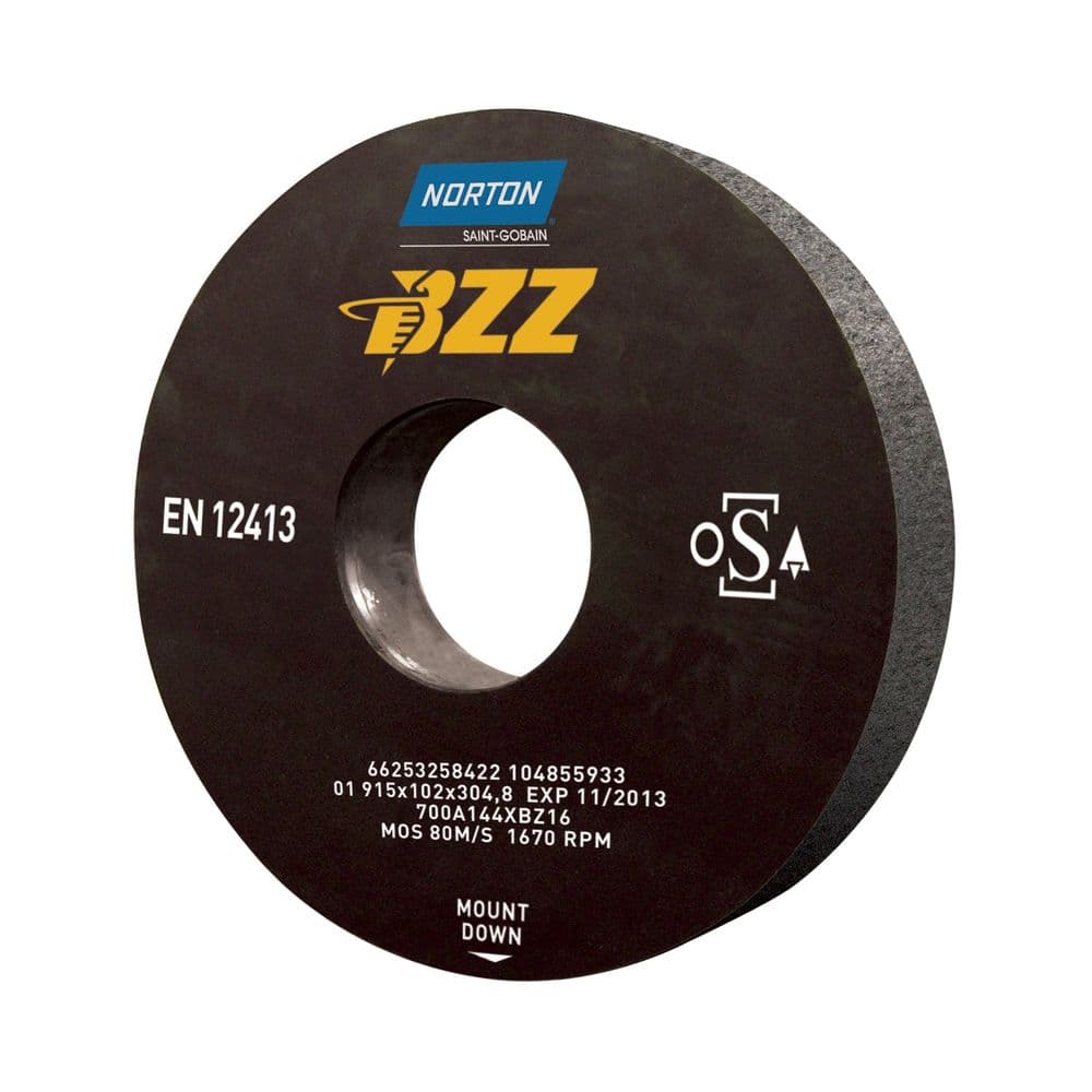 508 x 50 x 50 mm Norton Snagging Wheel