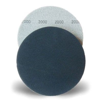 75 mm  Foam backed 'Superfinishing' P2000 hook and loop back sanding discs. Price per 10 discs.