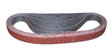 9 mm x 533 mm Klingspor aluminium oxide sanding belts. Price per 25 belts.