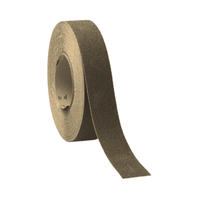 Abtec economy aluminium oxide abrasive 25mm x 25 metre cloth roll.