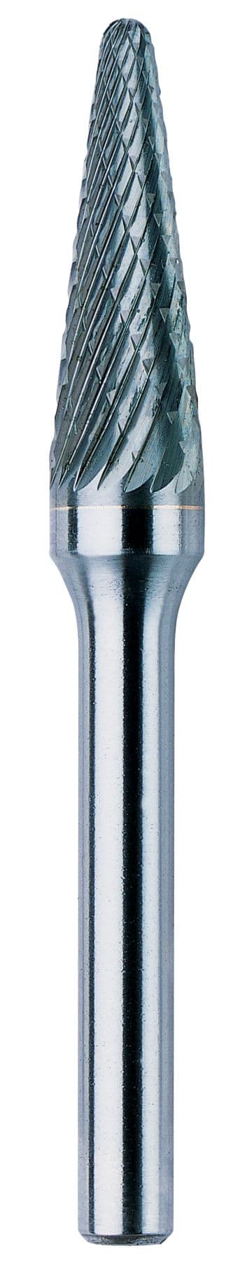 Ball nosed carbide burr. | Aluminium cut | 12 mm