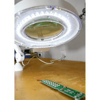 Sealey Bench Mounting Magnifying Work Light 48 SMD LED 230V WL483D