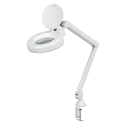 Bench Mounting Magnifying Work Light 48 SMD LED 230V WL483D