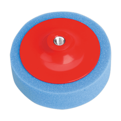 Buffing & Polishing Foam Head Ø150 x 50mm M14 x 2mm Blue/Medium. PTC/CH/M14-B