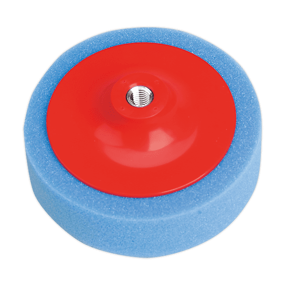 Buffing & Polishing Foam Head Ø150 x 50mm M14 x 2mm Blue/Medium. PTC/CH/M14-B