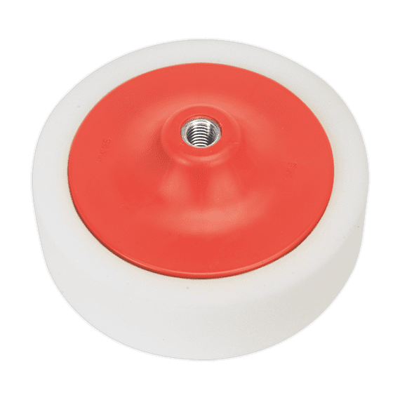 Buffing & Polishing Foam Head Ø150 x 50mm M14 x 2mm White/Dense.  PTC/CH/M14-W