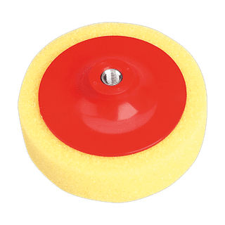 Buffing & Polishing Foam Head Ø150 x 50mm M14 x 2mm Yellow/Coarse. PTC/CH/M14-Y