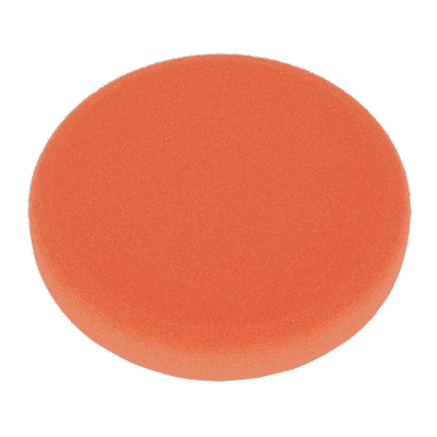 Buffing & Polishing Foam Head Hook-and-Loop Ø150 x 25mm Orange/Firm. PTCCHV150O.