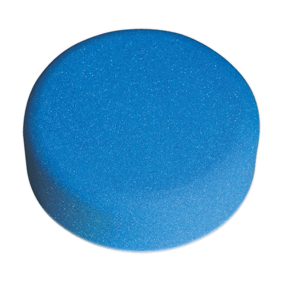 Buffing & Polishing Foam Head Hook-and-Loop Ø150 x 50mm Blue/Medium. PTCCHV150B