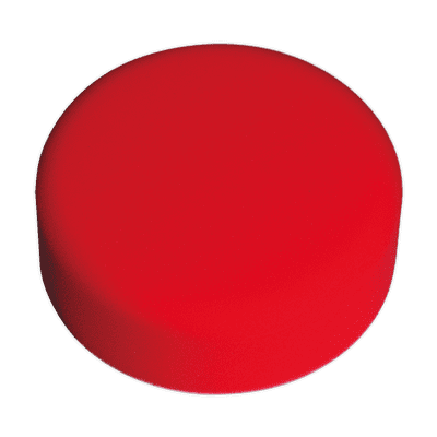 Buffing & Polishing Foam Head Hook-and-Loop Ø150 x 50mm Red/Ultra-Soft. PTCCHV150R