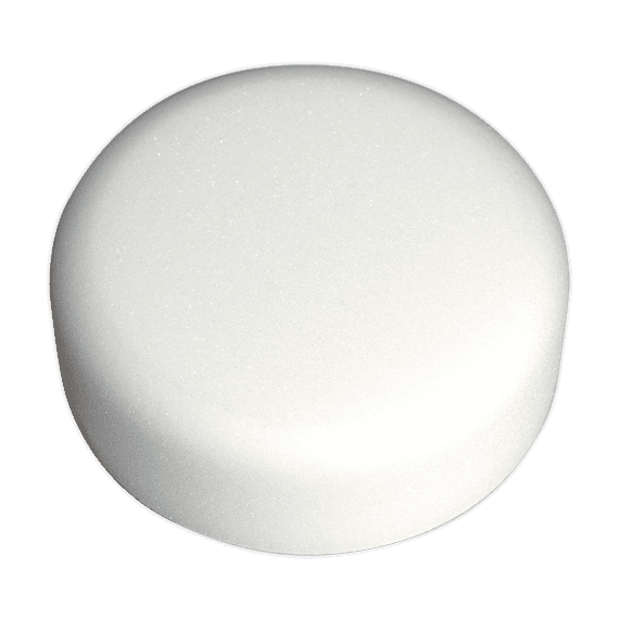 Buffing & Polishing Foam Head Hook-and-Loop Ø150 x 50mm White/Dense. PTCCHV150W