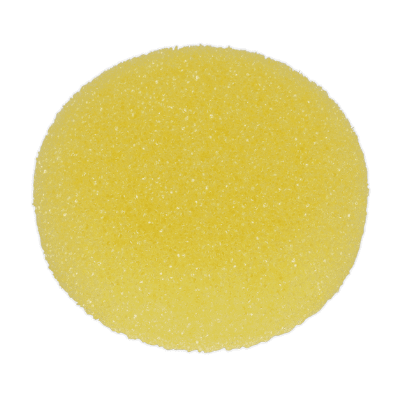 Buffing & Polishing Foam Head Hook-and-Loop Ø80 x 25mm Yellow/Coarse. PTCCHV79Y