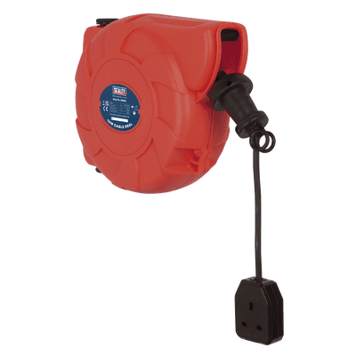 Cable Reel System Retractable 10m 1 x 230V Socket. CRM101