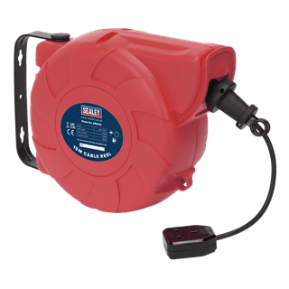 Cable Reel System Retractable 15m 1 x 230V Socket. CRM151