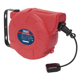Cable Reel System Retractable 25m 1 x 230V Socket. CRM251