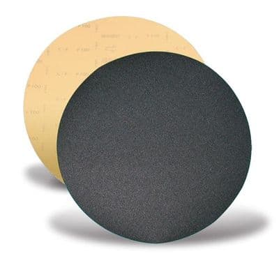 Clearance 115 mm P120 Sait No-hole Silicon Carbide Hook & Loop Sanding Discs. Per 25