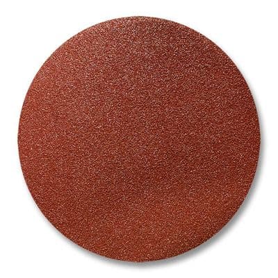 Clearance 150mm P240 no-hole Aluminium oxide hook and loop back sanding discs. Per 40 discs.