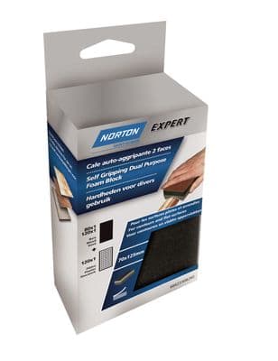 Clearance Self gripping foam block sanding kit and refills. 70 x 125 mm