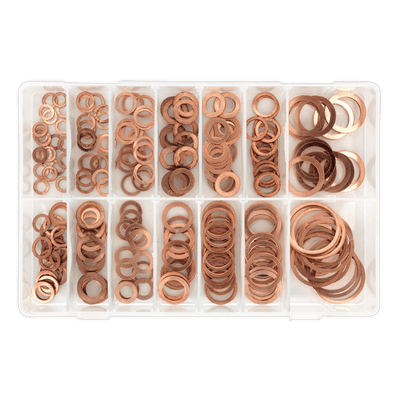 Copper Sealing Washer Assortment 250pc - Metric. AB020CW
