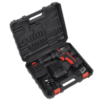 Sealey Cordless Hammer Drill/Driver Ø10mm 18V 2-Speed - Fast Charger. CP18VLD