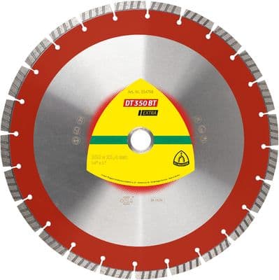 Cutting blades for stone on angle grinders.