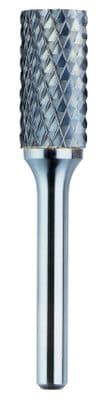 Cylinder shape carbide burr. Universal cut. 3mm diameter.