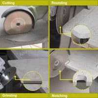 Diamond Cutting Grinding Disc. Double Side Electroplated for Granite,Marble, Ceramics  *Special Buy*