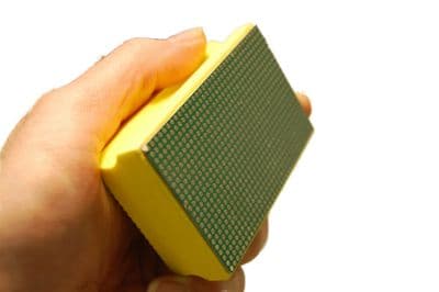 Diamond impregnated hand polishing pad P60