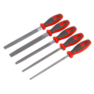 Engineers File Set 5pc 200 mm Sealey AK573