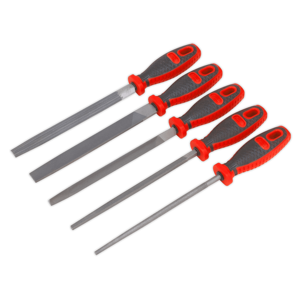 Engineers File Set 5pc 200 mm. Sealey AK573