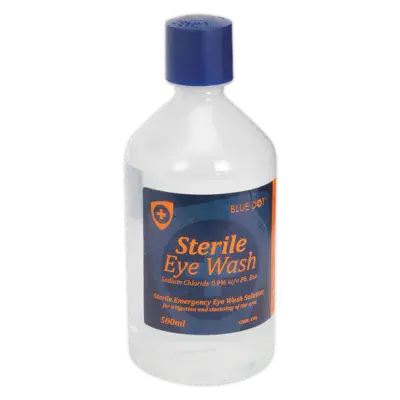 Eye/Wound Wash Solution 500ml Sealey EWS50